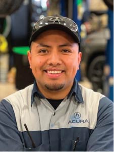 Adrian Uribe at Acura of Overland Park Service Department